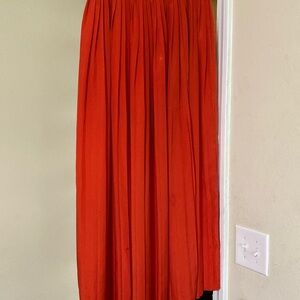 Michael Kors burnt orange maxi skirt